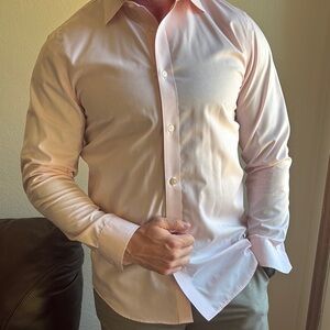 Banana Republic Men's Pink Dress Shirt